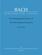 The Well-Tempered Clavier piano sheet music cover